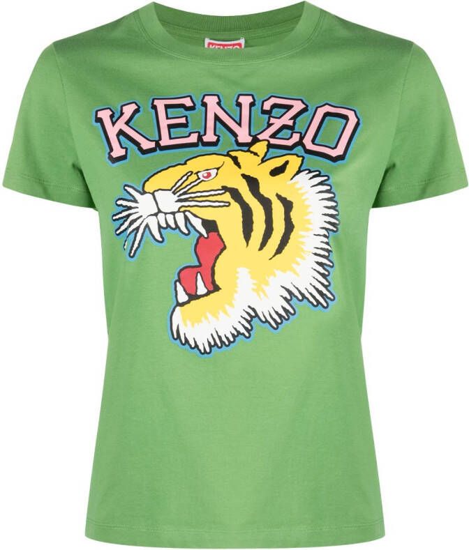 Kenzo Katoenen T-shirt Groen