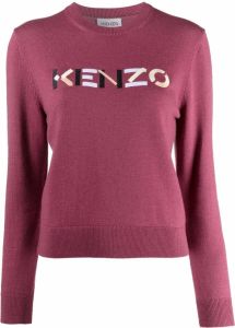 Kenzo Trui met geborduurd logo Roze
