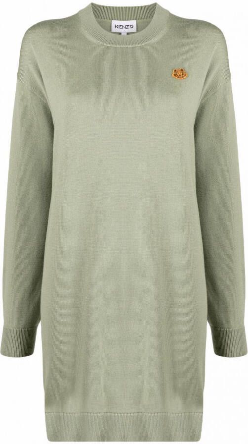 Kenzo Trui met tijgerpatch Groen