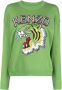 Kenzo Sweater met geborduurd logo Groen - Thumbnail 1
