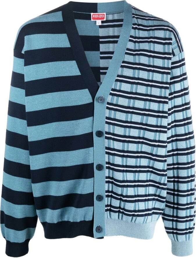 Kenzo Vest met patroon Blauw