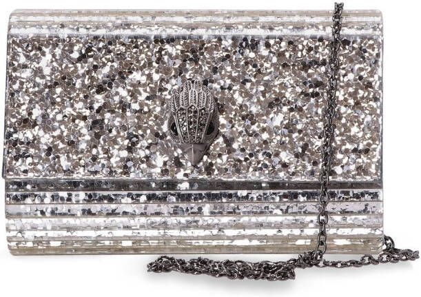 Kurt Geiger London Party Eagle clutch Zilver