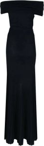 KHAITE Asymmetrische maxi-jurk Zwart