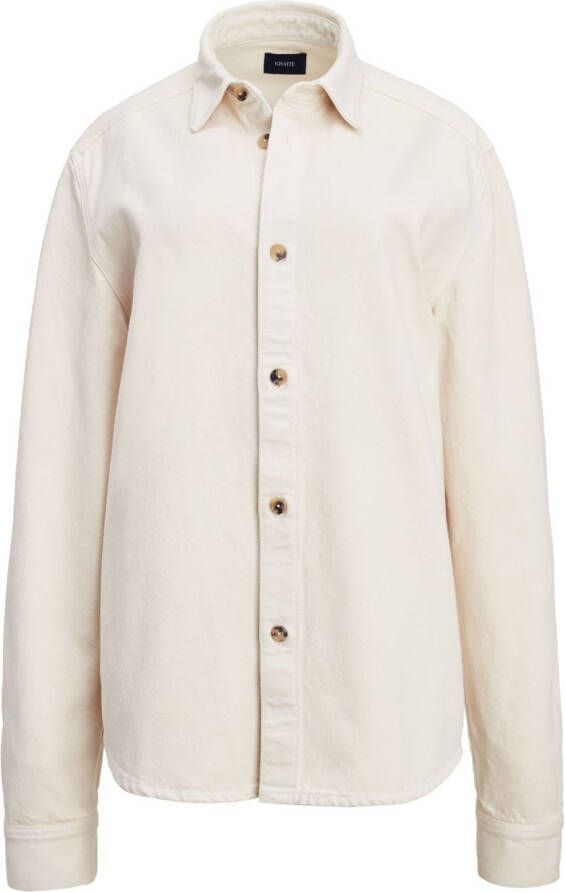 KHAITE Denim blouse Beige