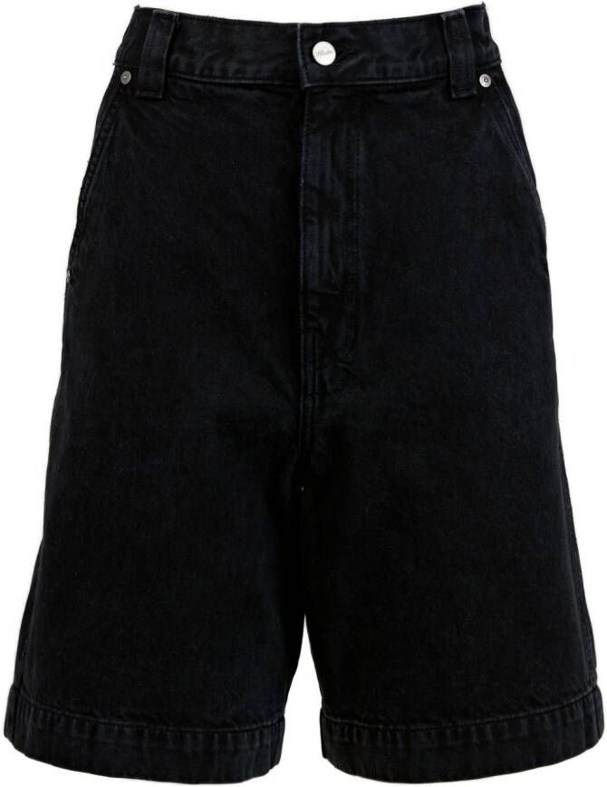 KHAITE Denim shorts Zwart