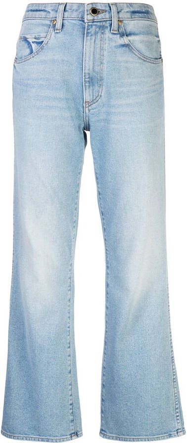 KHAITE Flared jeans Blauw