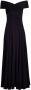 KHAITE Off-shoulder jurk Zwart - Thumbnail 1