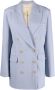 KHAITE Blazer met dubbele rij knopen Blauw - Thumbnail 1