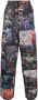 Khrisjoy Broek met grafische print Zwart - Thumbnail 1