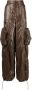 Khrisjoy Broek met ritszakken Bruin - Thumbnail 1