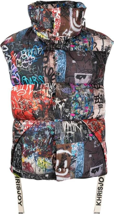 Khrisjoy Gilet met rits Zwart