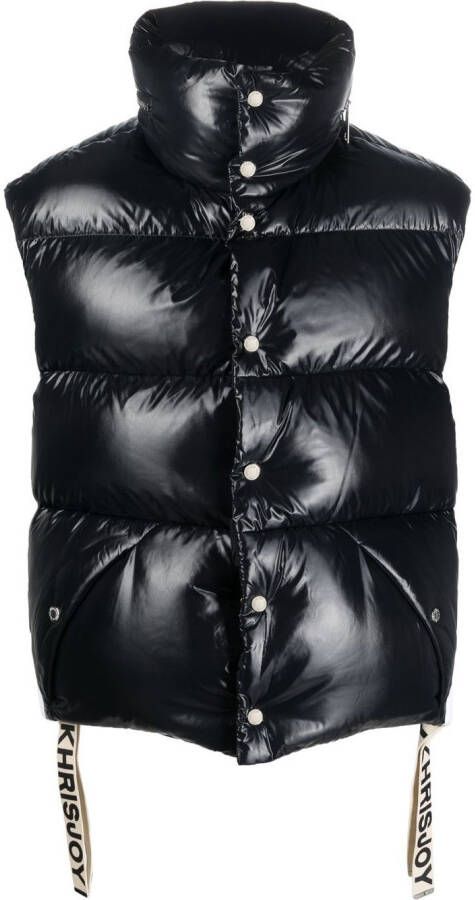 Khrisjoy Bodywarmer met trekkoord Zwart