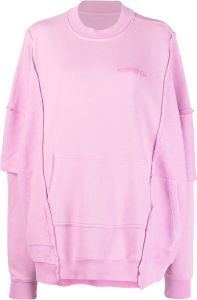 Khrisjoy Oversized sweater Roze