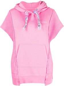Khrisjoy Mouwloze hoodie Roze