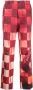 KidSuper Ribfluwelen broek Rood - Thumbnail 1