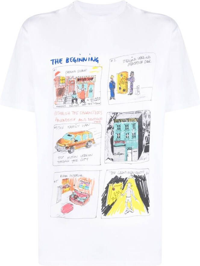 KidSuper T-shirt met grafische print Wit