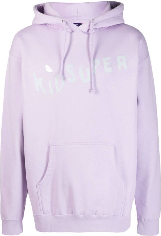 KidSuper Hoodie met logoprint Paars