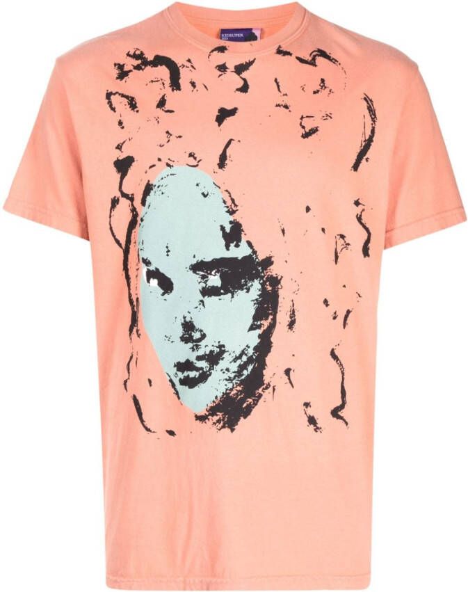 KidSuper T-shirt met print Oranje