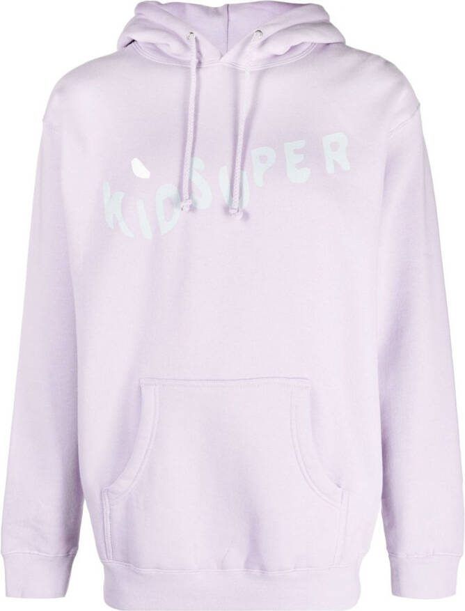 KidSuper Hoodie met logoprint Paars