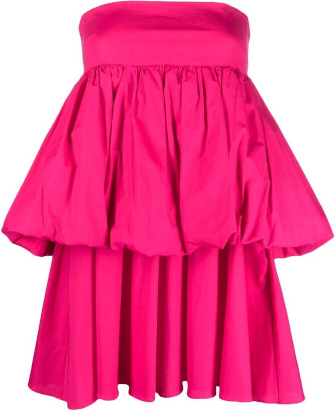 Kika Vargas Gelaagde mini-jurk Roze