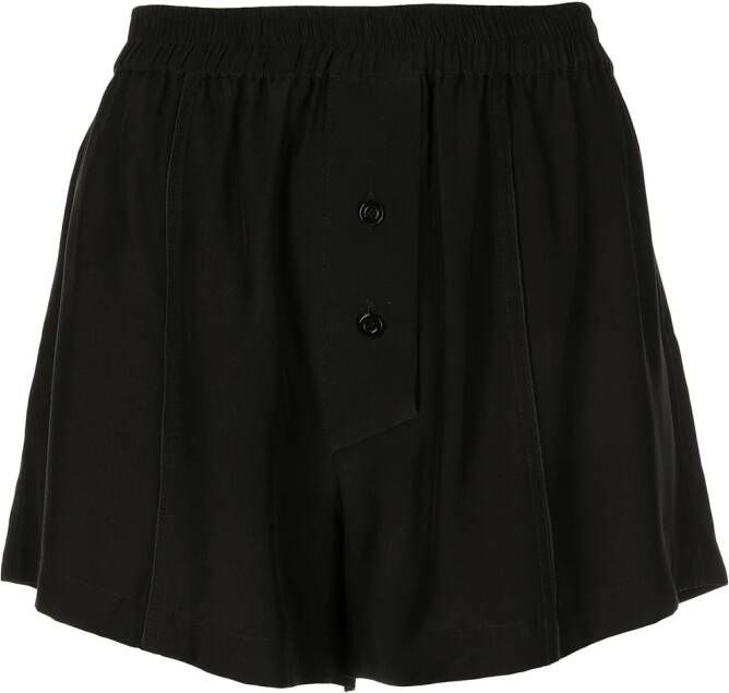 Kiki de Montparnasse Boxershorts met wijde pijpen Zwart
