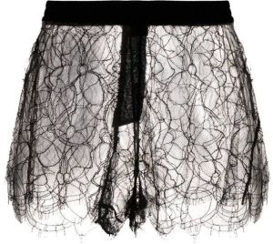 Kiki de Montparnasse Elastische shorts Zwart