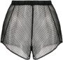 Kiki de Montparnasse Gestreepte shorts Zwart - Thumbnail 1