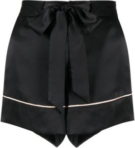 Kiki de Montparnasse Zijden shorts Zwart