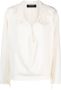 Kiko Kostadinov Blouse met puntige kraag Beige - Thumbnail 1