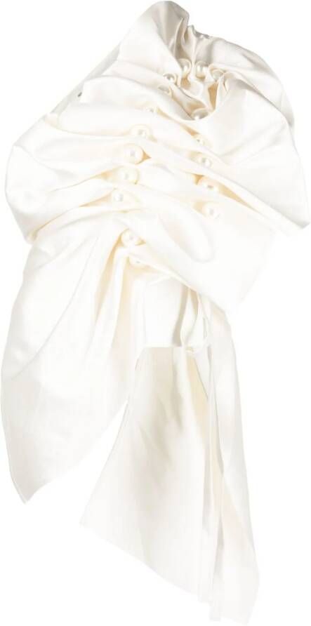 Kimhekim Asymmetrische blouse Wit