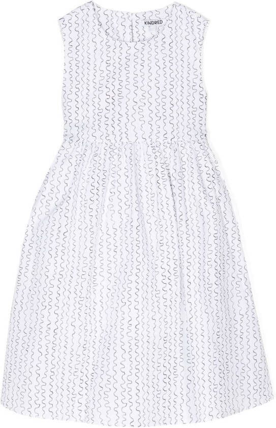 KINDRED Mouwloze jurk Wit