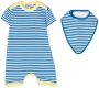 KINDRED Romper set met horizontale streep Blauw - Thumbnail 1