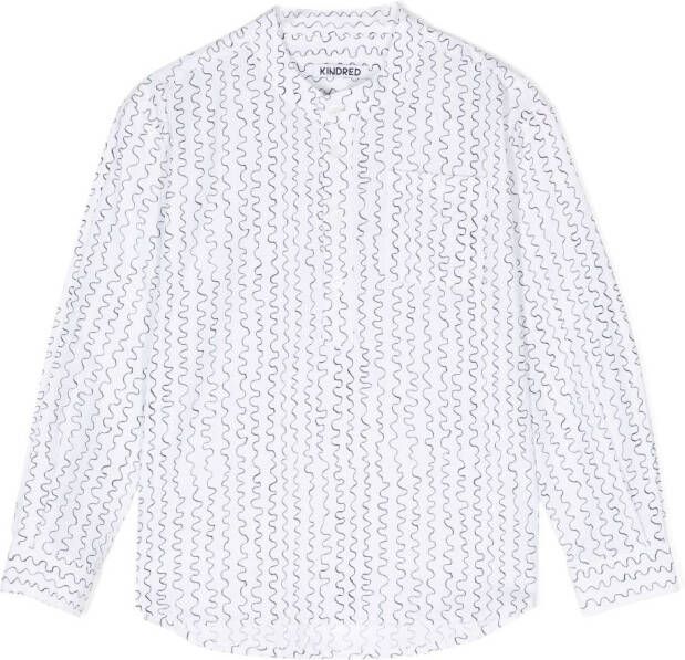 KINDRED Sweater met print Wit