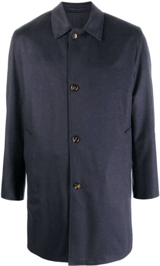 Kired Kasjmier mantel Blauw