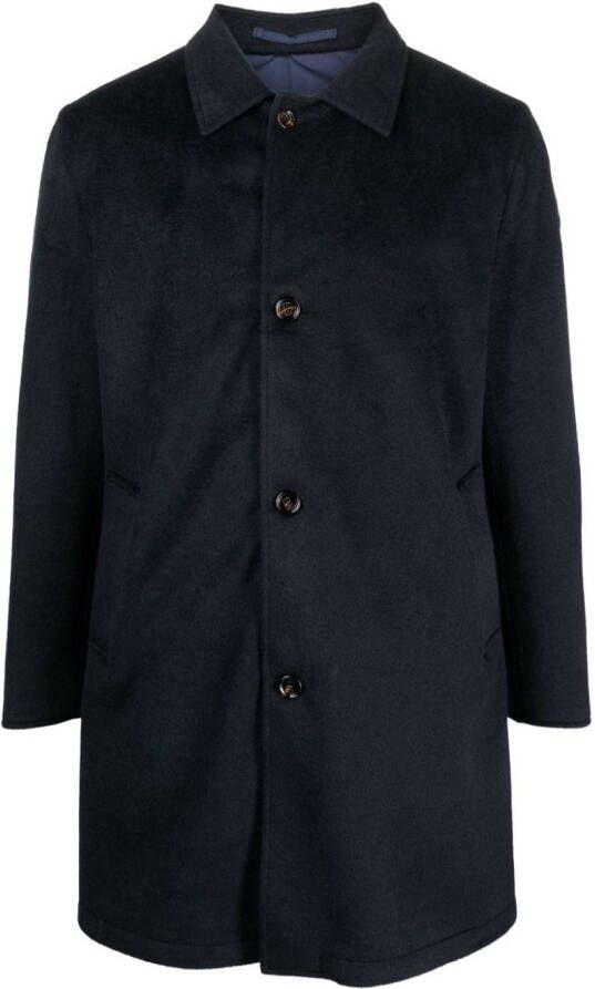 Kired Omkeerbare trenchcoat Blauw