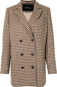 Kiton Blazer met geometrisch patroon Veelkleurig