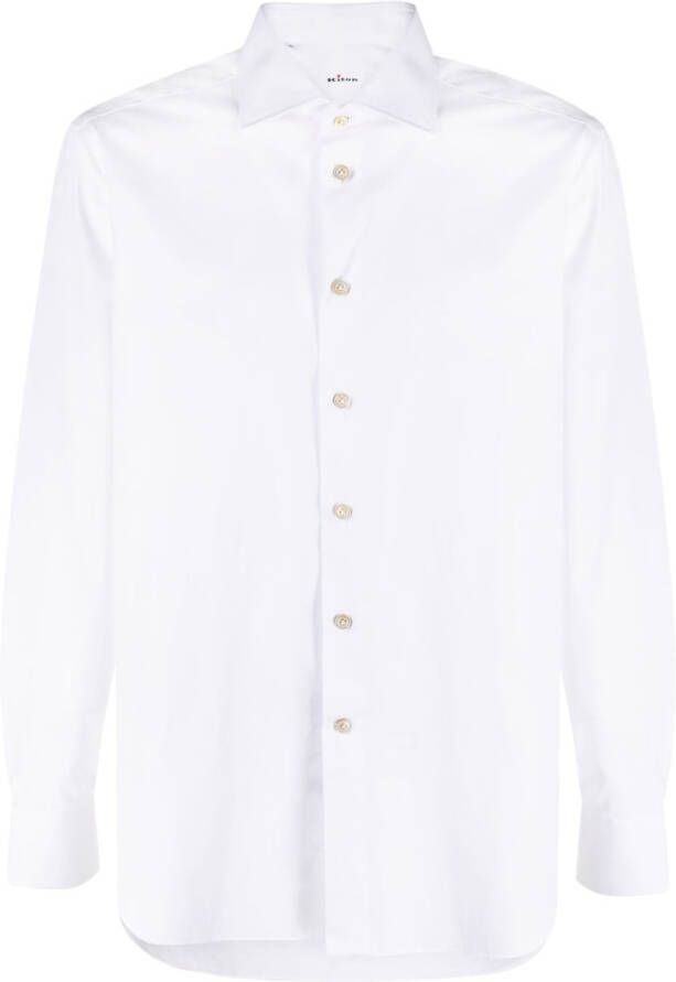 Kiton Button-up overhemd Wit