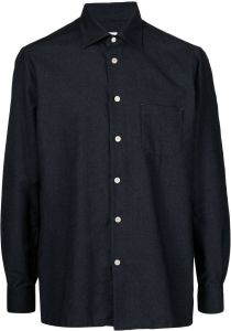 Kiton Button-up overhemd Blauw