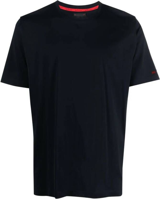 Kiton T-shirt met ronde hals Blauw