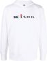 Kiton Hoodie met logoprint Wit - Thumbnail 1