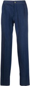 Kiton Jeans met elastische taille Blauw