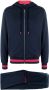 Kiton Trainingspak met geborduurd logo Blauw - Thumbnail 1