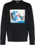 Kiton Sweater met logoprint Zwart - Thumbnail 1