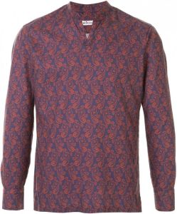 Kiton Overhemd met paisley-print Rood