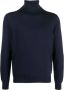 Kiton Wollen coltrui Blauw - Thumbnail 1