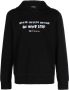Kiton Hoodie met tekst Zwart - Thumbnail 1