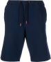 Kiton Trainingsshorts met trekkoordtaille Blauw - Thumbnail 1