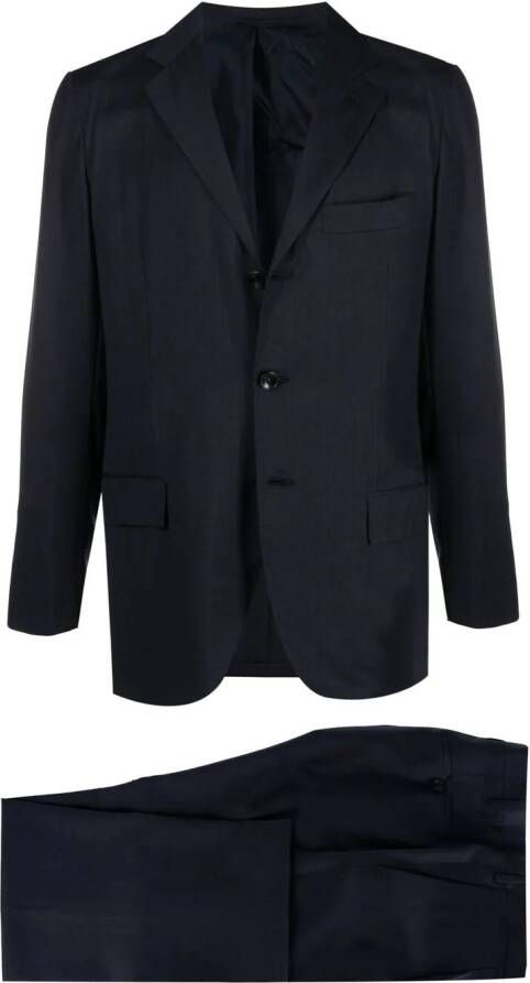Kiton Tweedelig pak Blauw