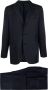 Kiton Tweedelig pak Blauw - Thumbnail 1