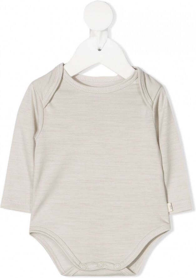 Knot Romper met logoprint Grijs